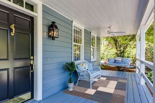 Rugshop Contemporary Blue Boxes Design Non-Slip Area Rug 5' x 7' - Trendy Geometric Pattern in Light Blue Patio