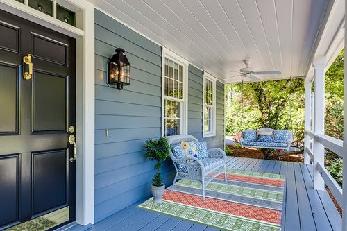 BalajeesUSA Premium Outdoor Plastic Patio Rugs – 5x7, Green, Orange, Premium and Affordable, Multipurpose, Woven Plastic Straw, All-Weather and Waterproof Rug, Reversible Camper Rug in Light Blue Patio