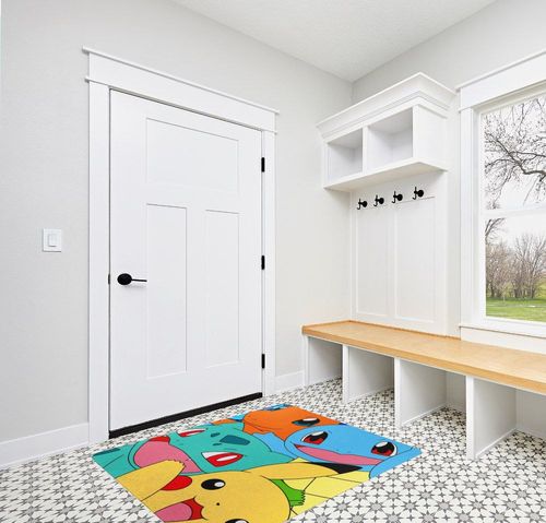 Northwest Pokemon, Pokémon, 45 60-inch Throw Company, 45" x 60", Meet The Group Fleece in White Modern Entryway