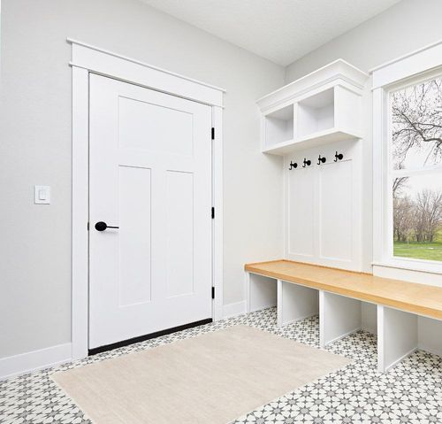 Mclellan Solid Color Machine Made Power Loom Area Rug in Ivory Laurel Foundry ... in White Modern Entryway