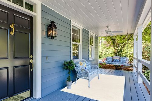 Hauteloom Heavenly Solid Shag Area Rug for Living Room Bedroom - High Pile Fluffy Carpet - Soft Shaggy Cozy Plush Rug - Cream, Off White, Ivory, Light Beige - 5'3" x 7' in Light Blue Patio