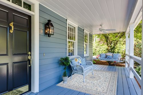 Area Rug Living Room Rugs: 5x7 Large Machine Washable Non Slip Thin Carpet Soft Indoor Luxury Floral Distressed Carpets for Under Dining Table Farmhouse Bedroom Nursery Home Office Multi in Light Blue Patio