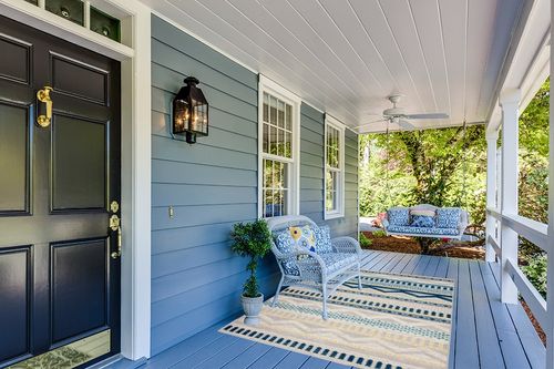 Rugshop Sky Collection Contemporary Bohemian Design Area Rug 5' x 7' Blue in Light Blue Patio