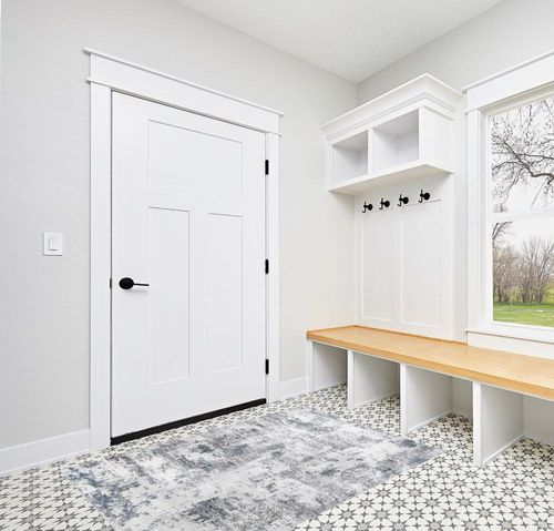 nuLOOM Dali Abstract Machine Washable Area Rug, 4x6, Grey in White Modern Entryway