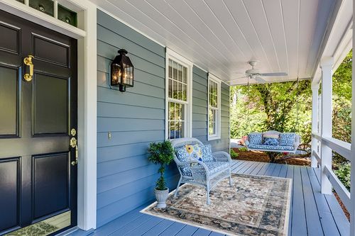 5x7 Area Rugs for Living Room Rugs: Washable Rugs Carpet for Living Room with Non-Slip Backing Non-Shedding Stain Resistant, Boho Floral Rugs for Dining Room Nursery Home Office (Blue Multi) in Light Blue Patio