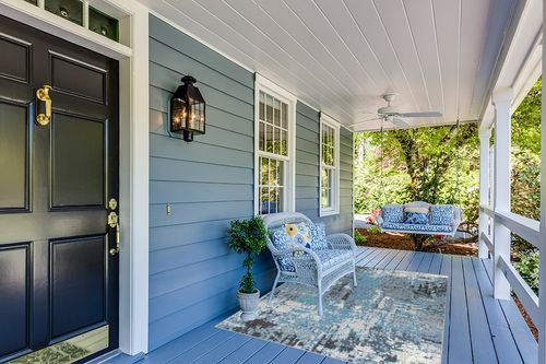 Rugshop Modern Abstract Soft Area Rug 5' x 7' Blue in Light Blue Patio