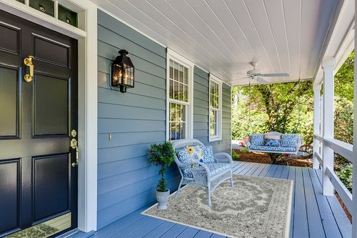 5x7 Area Rugs for Living Room: Machine Washable Rug with Non-Slip Backing Non-Shedding Stain Resistant, Boho Carpet for Bedroom Dining Room Nursery Home Office Indoor Decor (Gray) in Light Blue Patio