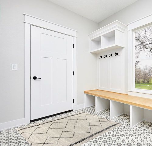 JONATHAN Y MOH203A-4 Zaina Moroccan Beni Souk Indoor Farmhouse Area-Rug Bohemian Minimalistic Geometric Easy-Cleaning Bedroom Kitchen Living Room Non Shedding, 4 X 6, Cream,Black in White Modern Entryway