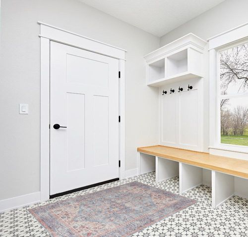 Nicole Curtis Machine Washable Series 1 Bohemian Blue/Multi 4' x 6' Area -Rug, Easy -Cleaning, Non Shedding, Bed Room, Living Room, Dining Room, Kitchen (4x6) in White Modern Entryway