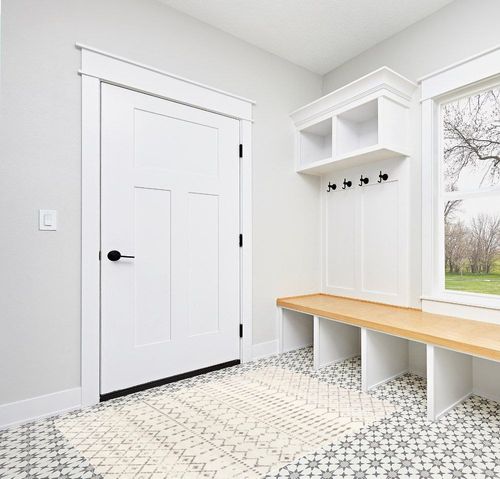 nuLOOM Moroccan Blythe Area Rug, 4' x 6', Grey/Off-white in White Modern Entryway