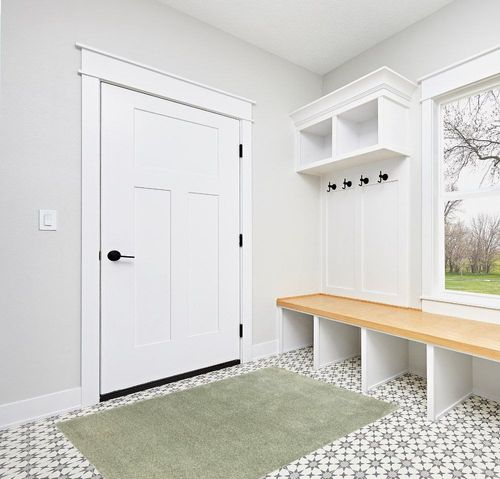 JONATHAN Y SEU100O-4 Haze Solid Low-Pile Indoor Area-Rug, Coastal, Bohemian, Minimalist Easy-Cleaning,Bedroom,Kitchen,Living Room,Non Shedding, Green, 4 X 6 in White Modern Entryway