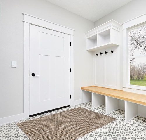 SAFAVIEH Courtyard Collection Accent Rug - 4' x 5'7", Natural & Black, Non-Shedding & Easy Care, Indoor/Outdoor & Washable-Ideal for Patio, Backyard, Mudroom (CY8521-37312) in White Modern Entryway