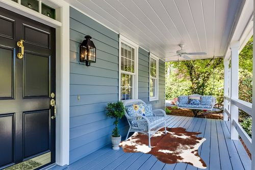 LYENDOS Cowhide Rug 5.2 x 6.2Feet,Cow Hide Rug Durable No-Slip Backing,Faux Cowhide Rug Thickened Elastic,for Bedroom Living Room Home Office Western Decor in Light Blue Patio