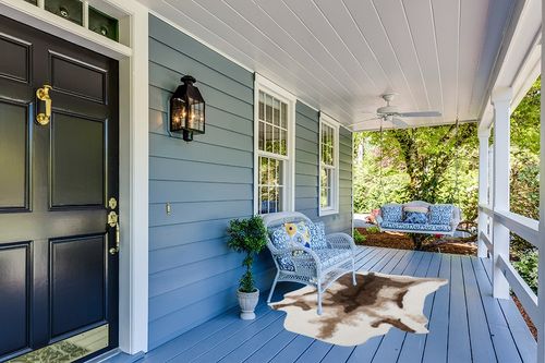 KOOBAYR Faux Cowhide Rug 5x6 feet - Cow Print Rug - Synthetic Cowhide and Western Decor Rug - Cow Rugs for Living Room Bedroom & Office Machine Washable Rug in Light Blue Patio