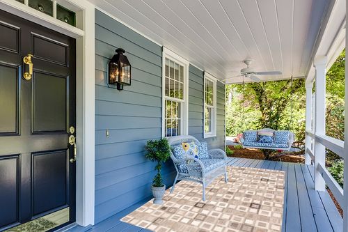 eCarpet Gallery Hand-Knotted | Area Rug for Living Room, Bedroom | Cowhide Patchwork Accent Grey Rug 5'4" x 8'6" | 350262 in Light Blue Patio