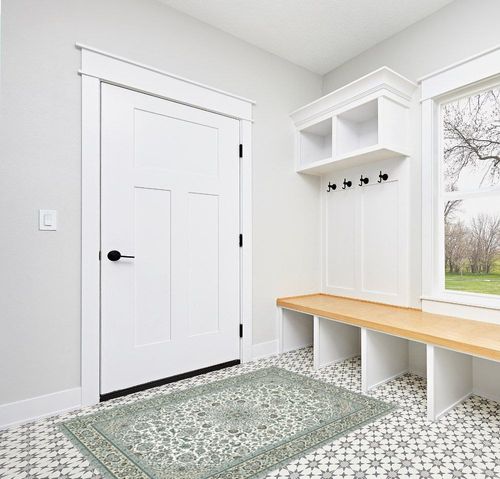 4x6 Area Rug Living Room Rugs: Machine Washable Rugs Soft Low Pile Area Rug with Non-Slip Backing Stain-Resistant, Indoor Floral Floor Carpet for Dining Room Nursery Home Office-Green in White Modern Entryway