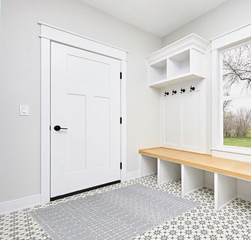 Seavish Moroccan Trellis Rug 4x6 Light Grey Rugs for Living Room Vintage Diamond Machine Washable Area Rugs Soft Non Slip Farmhouse Rug Indoor Outdoor Floor Carpet for Bedroom Entryway Nursery Room in White Modern Entryway