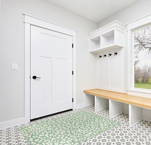 Unique Loom Outdoor Safari Collection Area Rug - Leopard (4' 1" x 6' 1" Rectangle, Green Blue/ Ivory) in White Modern Entryway