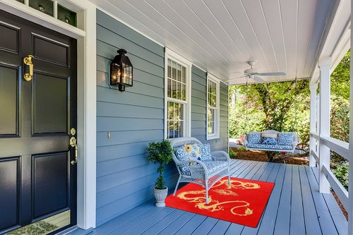 ALAZA Two Dragon and Yin-yang Symbol Red Area Rug for Living Room Bedroom, Non-Slip Rug for Home Decor 5'3"x4' in Light Blue Patio