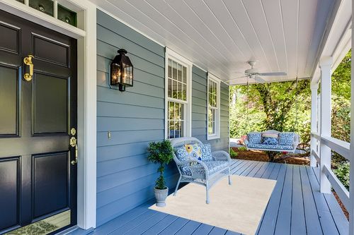 Mclellan Solid Color Machine Made Power Loom Area Rug in Ivory Laurel Foundry ... in Light Blue Patio