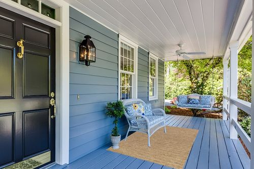 Modern Heather Multi-Tonal Solid Earth 31EA Gracie Oaks Rug Size: Rectangle 3’6 ... in Light Blue Patio