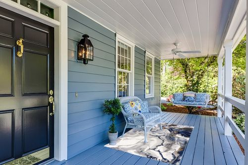 Abani Rugs Abstract Design 4’ x 6’ Bedroom Rug - Grey, Brown & Blue Modern Multi-Dimensional Non-Shedding Area Rug in Light Blue Patio