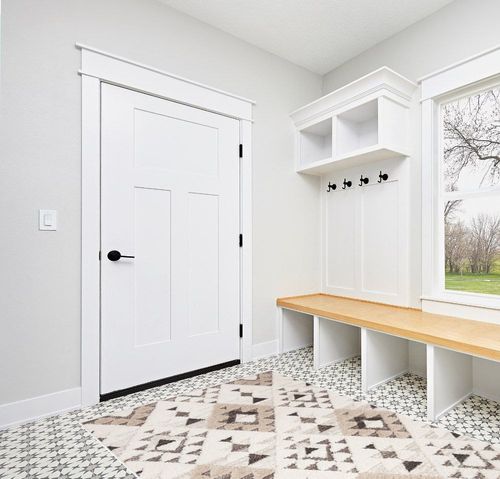‎Ivory/Brown ‎Shag & Flokati ‎Non shedding ‎Living Room ‎Area Rug in White Modern Entryway