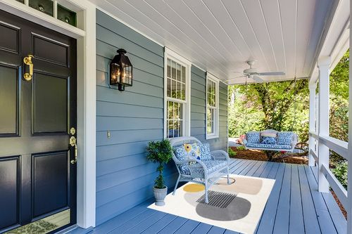 Abani Rugs Cream and Gray 4 ft. X 6 ft. Mid-Century Rug with Circles and Lines. Neutral Tones of Cream, Gray and a pop of Yellow. Minimalistic Design Turkish Stain Resistant Area Rug. in Light Blue Patio