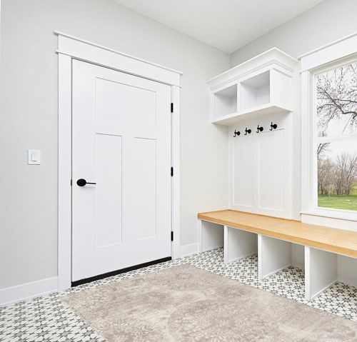 Unique Loom Sofia Collection Area Rug - Grand (5' 3" x 8' Rectangle, Light Gray/ Ivory) in White Modern Entryway