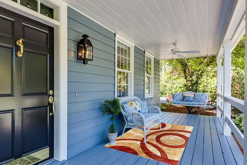 GLORY RUGS Area Rug Modern 4x6 Dark red Circles Geometry Soft Hand Carved Contemporary Floor Carpet Fluffy Texture for Indoor Living Dining Room and Bedroom Area in Light Blue Patio