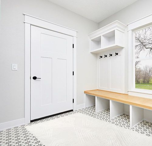 Antep Rugs Palafito 5x7 Geometric Shag Diamond High-Low Pile Textured Indoor Area Rug (White, 5'3" x 7'6") in White Modern Entryway