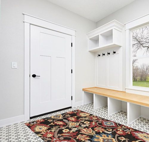 SAFAVIEH Blossom Collection 5' x 8' Charcoal/Multi BLM402H Handmade Floral Premium Wool Living Room Dining Bedroom Area Rug in White Modern Entryway