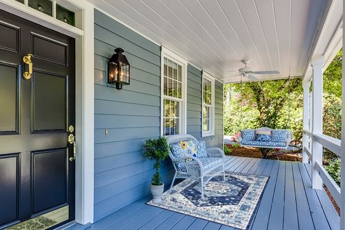 COZYLOOM Vintage Rug 4x6 Medallion Area Rug Faux Wool Soft Rug Indoor Plush Low Pile Floor Cover Boho Floral Distressed Carpet Washable Rug for Living Room Bedroom Foldable Thin Rug Blue in Light Blue Patio