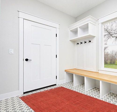 nuLOOM Daniela Farmhouse Chunky Jute Area Rug, 5' x 7' 6", Terra in White Modern Entryway