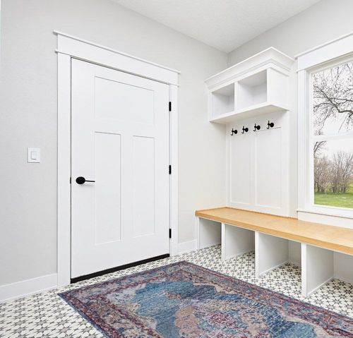 SAFAVIEH Vintage Oushak Collection Area Rug - 5' x 8', Blue, Handmade Boho Oriental Distressed, Ideal for High Traffic Areas in Living Room, Bedroom (VOS740A) in White Modern Entryway