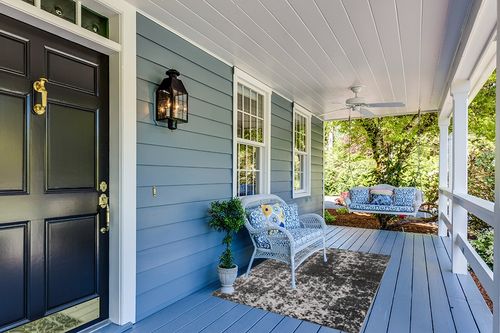 nuLOOM Deedra Modern Abstract Area Rug, 4x6, Dark Grey in Light Blue Patio