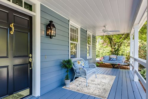 Bloom Rugs Caria Washable Non-Slip 4x6 Rug - Ivory/Gray/Caramel Traditional Area Rug for Living Room, Bedroom, Dining Room, and Kitchen - Exact Size: 4' x 6' in Light Blue Patio