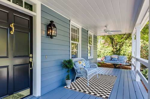 nuLOOM Pania Contemporary Checkered Fringe Area Rug, 4' x 6', Dark Gray in Light Blue Patio