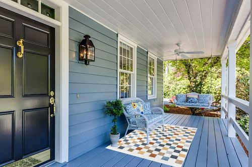 nuLOOM Naya Checkered Machine Washable Area Rug, 4x6, Beige in Light Blue Patio