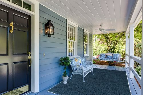 Everyday Shag Rug 6'x9' in Light Blue Patio