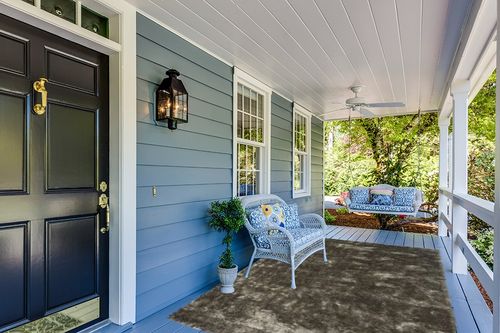 Paris Shag Collection 6' x 9' Silver in Light Blue Patio