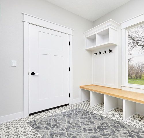 Wonnitar Moroccan Machine Washable Large Area Rug in White Modern Entryway