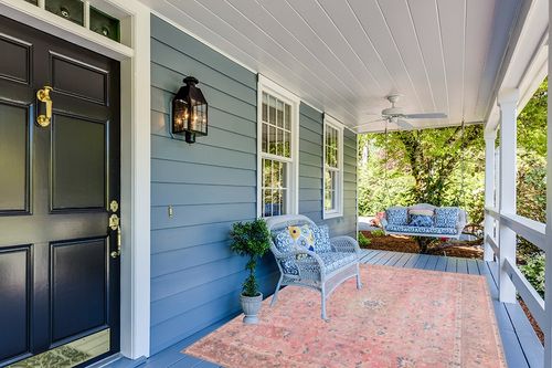 GLN Rugs Stain Resistant Machine Washable Area Rug - Vintage Boho Distressed Aesthetic - Non-Slip Backing - Indoor Floor Home Decor for Bedroom Kitchen Living & Dining Room (6' x 9') in Light Blue Patio