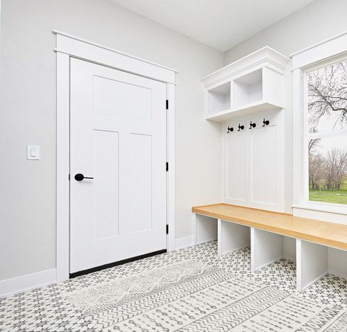 Ivory Moroccan Stain-resistant Living Room Area Rug in White Modern Entryway