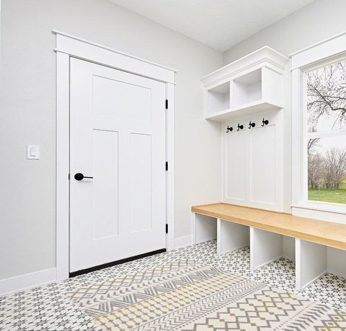 CAMILSON Boho Area Rug, 5'3" x 7'0" for Living Room, Bedroom Farmhouse Yellow ... in White Modern Entryway