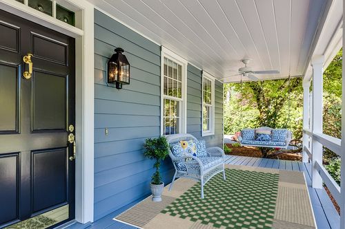 SAFAVIEH Genre Collection Area Rug - 6' x 9', Grey & Green, Handmade Wool, Ideal for Living Room, Bedroom, Dining (GRE207F-6) in Light Blue Patio