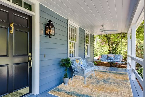 Unique Loom Deepa Collection Area Rug - Whane (Rectangular 6' 0" x 8' 9", Blue Ivory/ Yellow) in Light Blue Patio
