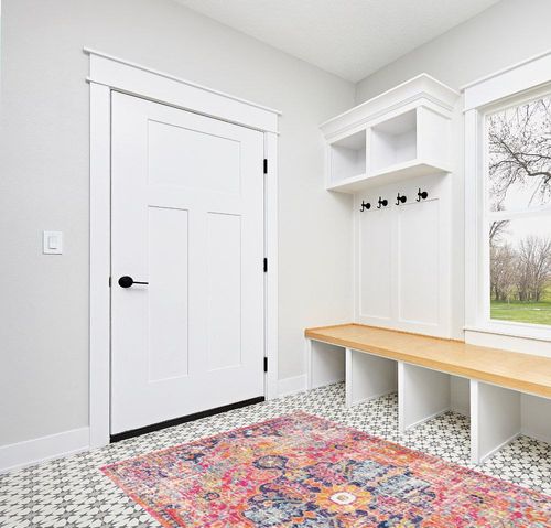 Artistic Weavers Odelia Vintage Bohemian Area Rug,5'3" x 7'3",Purple/Orange in White Modern Entryway