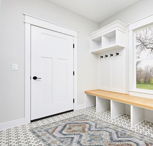 Area Rug Living Room Rugs - 5x7 Large Machine Washable Boho Thin Carpets Vintage Tribal Anti Slip Backing Carpet for Under Dining Table Bedroom Farmhouse Home Office Grey in White Modern Entryway