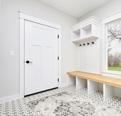 Artistic Weavers Odelia Vintage Bohemian Area Rug,5'3" x 7'3",Black in White Modern Entryway